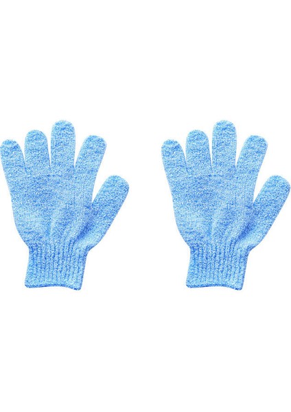 2 Adet Mavi Stil Banyo Vücut Duş Eldiveni Peeling Eldiven Cilt Peeling Spa Masaj Partikülleri Vücut Temizleme Eldiveni Banyo Için Duş Için (Yurt Dışından)