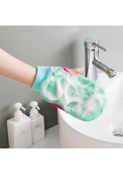 Yeşil Stil Sihirli 2’li Yumuşak Banyo Vücut Duş Eldiveni Tüy Alma Eldiveni Peeling Güçlü Premium Banyo Yıkama Vücut Aksesuarları (Yurt Dışından) fiyatları
