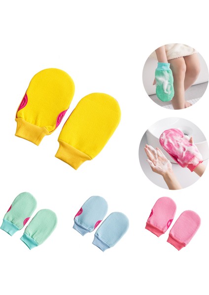 Yeşil Stil Sihirli 2’li Yumuşak Banyo Vücut Duş Eldiveni Tüy Alma Eldiveni Peeling Güçlü Premium Banyo Yıkama Vücut Aksesuarları (Yurt Dışından) fırsatları