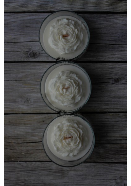 Şakayık Mum Soya Mumu Vegan Mum modelleri