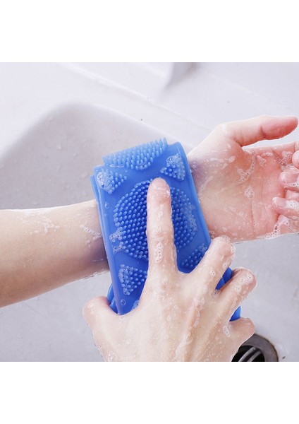Yeşil 60CM Tarzı Yeni Sihirli Silikon Fırçalar - Banyo Havlusu Vücut Fırçası Banyo Kemeri Peeling Sırt Fırçası Kemer Yıkama Cilt Ev Temiz Duş Fırçaları (Yurt Dışından) modelleri