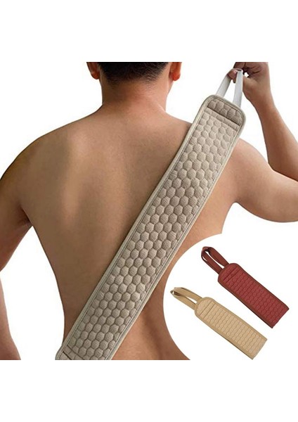 Bordo Tarzı Yaratıcı Iki Taraflı Şerit Yumuşak Lofah Sırt Temizleyici Erkek Kadın Banyo Havlu Peeling Lofah Masajı Duş Vücut Temizliği Için (Yurt Dışından) modelleri
