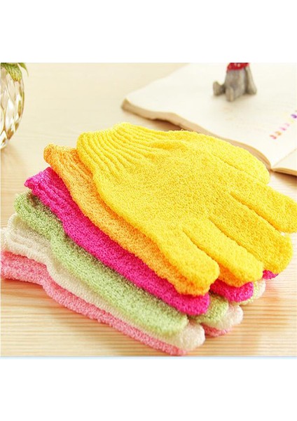 1 Adet Rastgele Renk Stili 1 Adet Peeling Banyo Eldiveni Direnç Yüz Vücut Masajı Renkli Soyulma Yıkama Cilt Ovma Çamur Eldiven Duş Lüfner Naylon Eldiven (Yurt Dışından) fiyatları