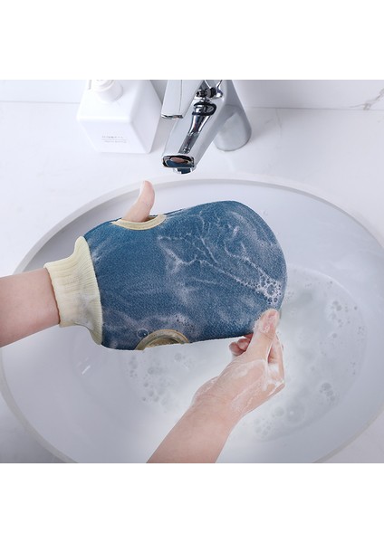 Yeşil Stil Eldiven Güçlü Ovma Çamur Ovma Sırt Yetişkin Çift Taraflı Banyo Eldiveni Banyo Havlusu Rub Vücut Yıkama (Yurt Dışından) fiyatları