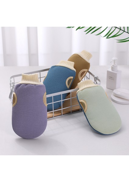 Yeşil Stil Eldiven Güçlü Ovma Çamur Ovma Sırt Yetişkin Çift Taraflı Banyo Eldiveni Banyo Havlusu Rub Vücut Yıkama (Yurt Dışından) modelleri