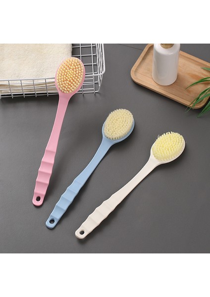 Çift Taraflı Pembe Tarz Uzun Saplı Yumuşak Saçlı Banyo Sırt Fırçası Temizlik Aracı Banyo Fırçası Temizlik Havlusu Ev Banyo Malzemeleri (Yurt Dışından) fırsatları