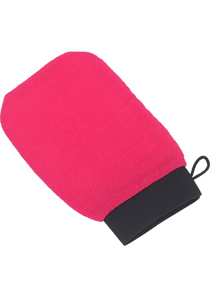 Gül Kırmızı Tarzı Güçlü Banyo Peeling Eldiveni Vücut ve Yüz Scrub Türk Kese Masaj Eldiveni Takımı (Yurt Dışından)