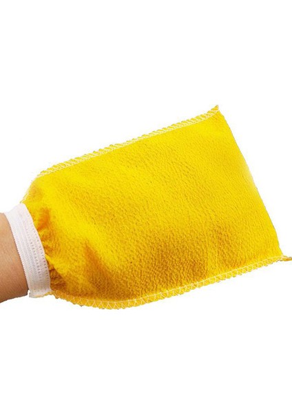 1 Adet Tarzı Güçlü Banyo Peeling Eldiveni Vücut ve Yüz Scrub Türk Kese Masaj Eldiveni Takımı (Yurt Dışından)
