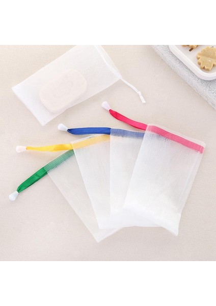1pc Rastgele Renk Stili 1 Adet Sabun Köpüren Ağ Yüz Yıkama Banyo Duş Sabun Köpüğü Ağı Vücut Temizleme Şebekeleri Banyo Aksesuarları Rastgele Renk (Yurt Dışından) fırsatları