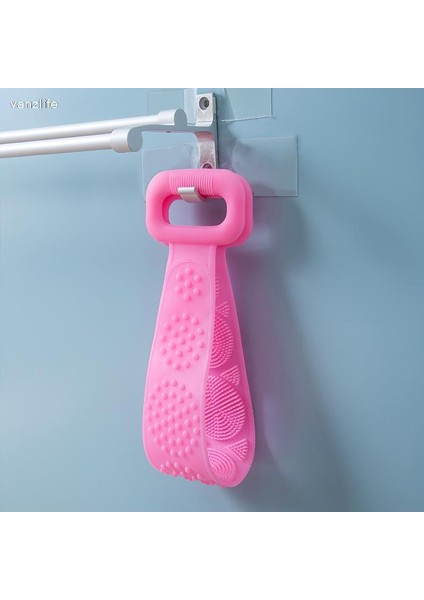 Mor Tarzı Banyo Aksesuarı Silika Jel Banyo Havlusu Öğrenci Kadınlar Güçlü Sırt Fırçalama Peeling Banyo Fırçası (Yurt Dışından) indirimleri