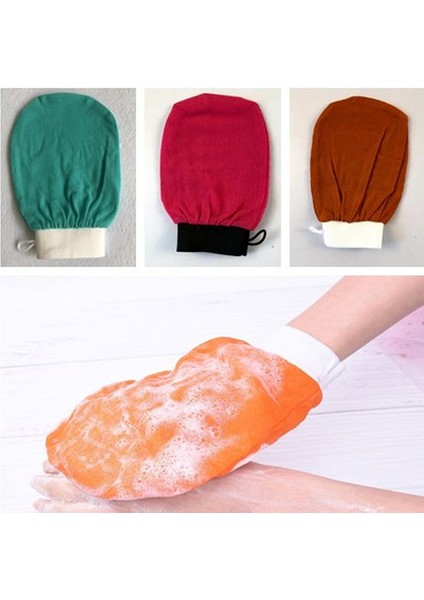 Gül Kırmızı Tarzı 1 Adet Banyo Peeling Eldiveni Vücut Yüz Bronzlaştırıcı Masaj Eldiveni Peeling Eldiveni Banyo Duş Yıkama Sıcak Banyo Aksesuarları (Yurt Dışından)