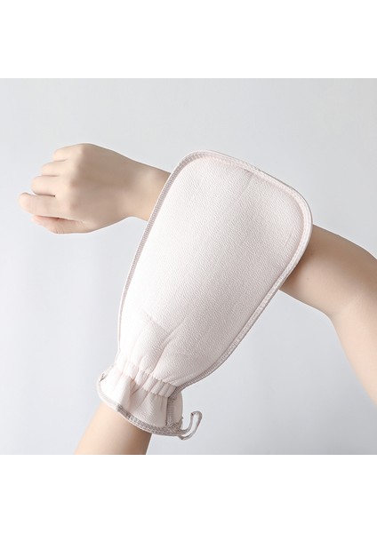 Açık Yeşil Tarzı Bitki Ipek Pamuk Ipliği Banyo Aksesuarları Duş Peelingi Iki Yüzlü Banyo Eldiveni Soyma Saf Renk (Yurt Dışından) indirimleri