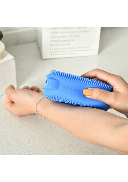 Yeşil Stil Banyo Lofahı Yumuşak Silikon Fırça Tam Vücut Peeling Cilt Temizleme Spa Banyo Masajı Hassas Duş Yıkama Aracı (Yurt Dışından) indirimleri