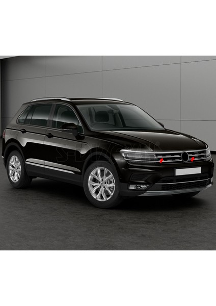 Vw Tiguan Krom Ön Panjur 2 Prç. 2016-2020
