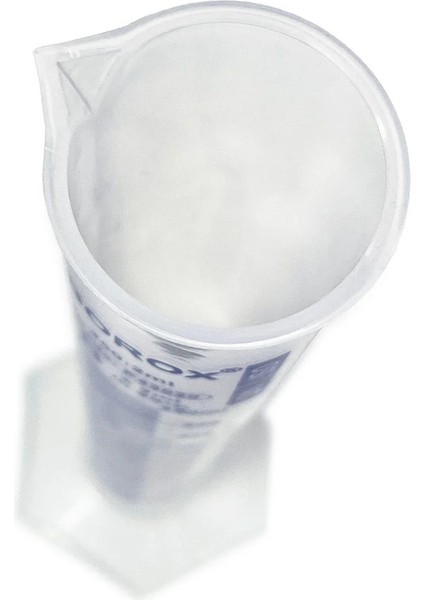 Plastik Mezür 10 ml Uzun Form Dereceli Silindir Mavi Skala 48 Adetlik Toptan Set