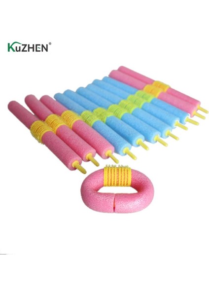 5 Adet Tarzı Yumuşak Sünger Köpük Saç Bukle Yapıcı Rulo Kolay Bukleleme Stilist Kuaför Saç Kesimi Saç Stilistlik Twist Araçları (Yurt Dışından)
