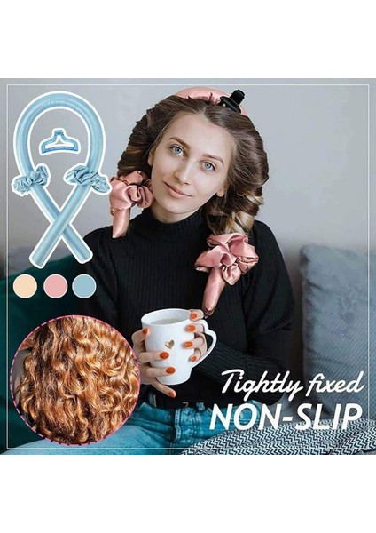 No.4 Tarzı Isı Olmadan Kıvırcık Çubuk Kafa Bandı Kıvırcık Ipek Kurdele Tembel Bukle Yumuşak Dalga Formlandırıcılar Isı Olmadan Bukleler Kurdele - (Yurt Dışından)