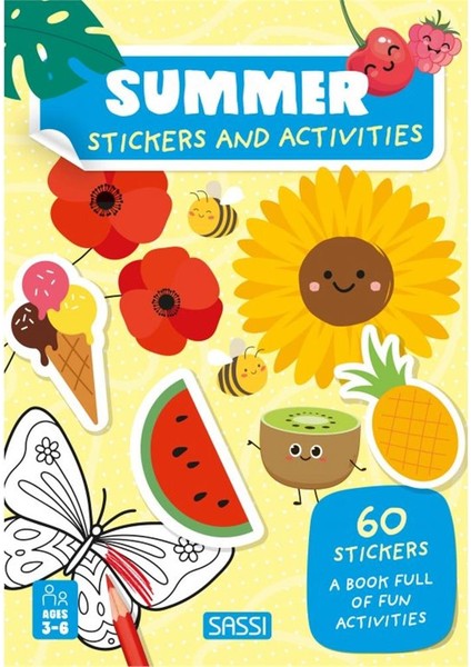 Sticker ve Aktivite Kitabı - Yaz Mevsimi