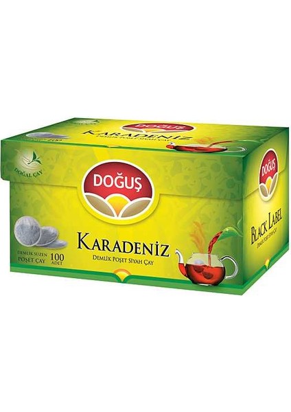 Karadeniz Demlik Poşet Bergamot Aromalı Çay 100x3.2 gr