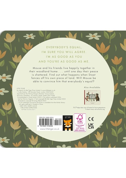 Everbodys Equal / Board Book - Patricia Hegarty fiyatları