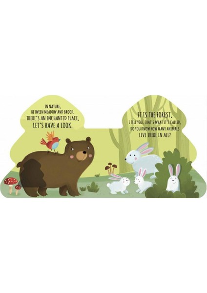 Friends of the Forest - Şekilli Kalın Kitap