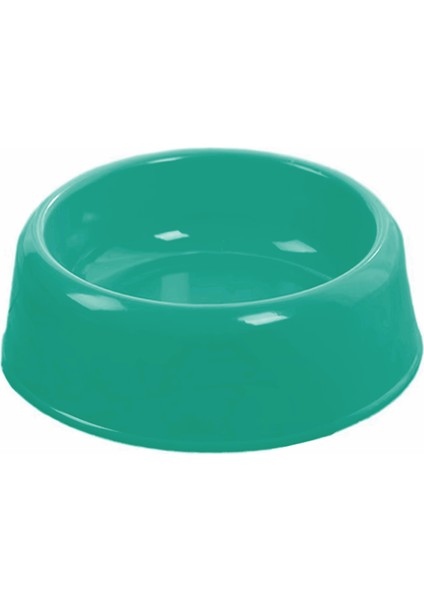 Kedi Köpek Plastik Mama ve Su Kabı 20 cm - 200 ml Turkuaz