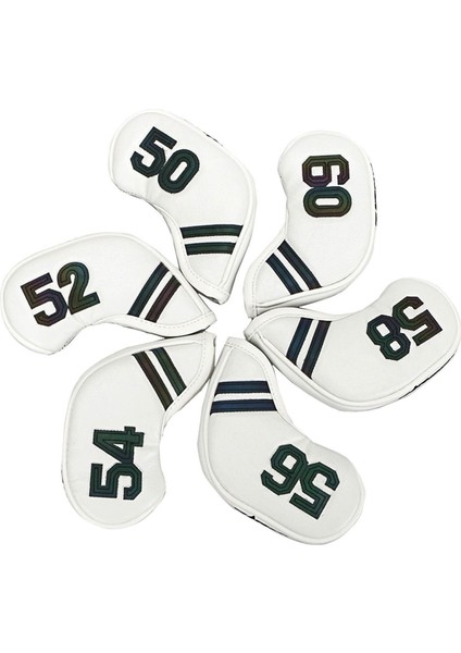 6x Demir Kafa Dayanıklı Golf Kulübü Headcover'ı Kadın Golf Eğitim Yardımları Be (Yurt Dışından)