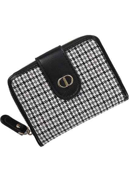Küçük Cüzdan Kadın Kısa Tokalı Büyük Kapasiteli Üst Düzey Cüzdan (Yurt Dışından)