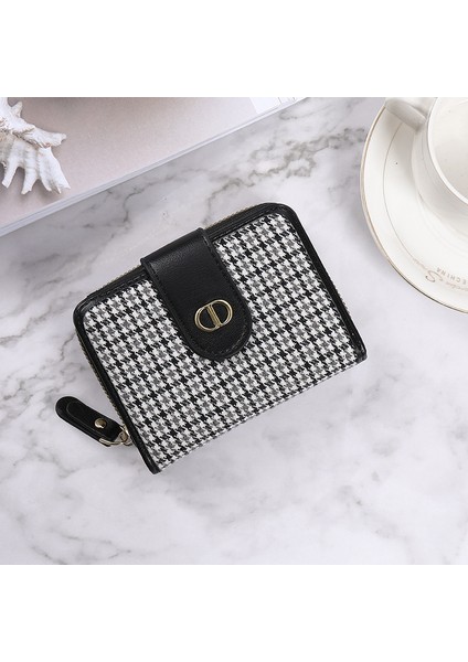 Küçük Cüzdan Kadın Kısa Tokalı Büyük Kapasiteli Üst Düzey Cüzdan (Yurt Dışından) fiyatları