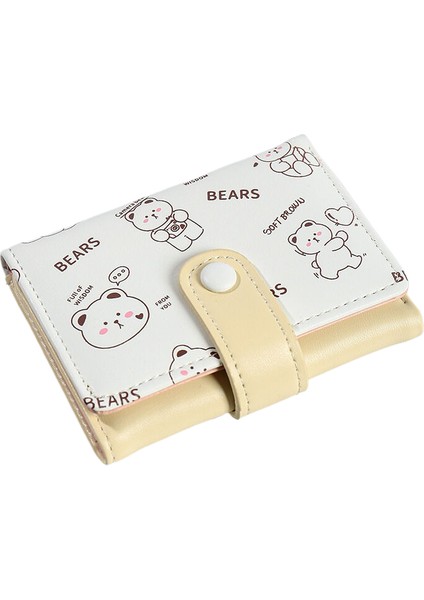 Bayan Cüzdan Kız Cüzdan Kısa Karikatür Sevimli Bozuk Para Cüzdanı (Yurt Dışından)