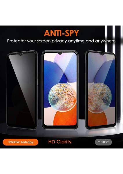 Samsung Galaxy A14 Gizli Hayalet Temperli Cam Ekran Koruyucu 2 Adet modelleri