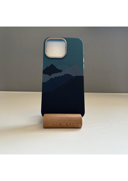 Apple iPhone 14 Pro Max Premium Desenli Magsafe Özellikli Karbon Fiber Koruyucu Kılıf
