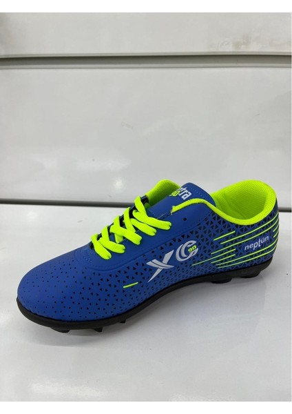 Erkek Spor Ayakkabısı Halı Saha, Mavi