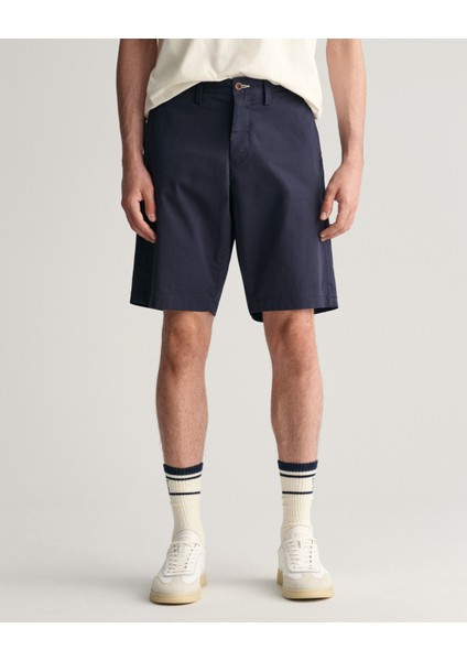 Erkek Lacivert Relaxed Fit Şort 205066.410