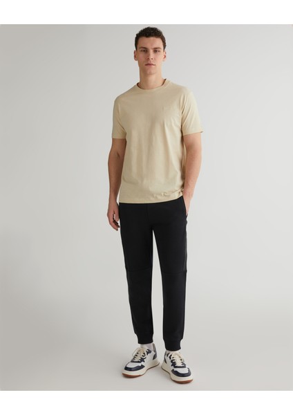 Erkek Bej Regular Fit Bisiklet Yaka Logolu T-Shirt 2033021.239 modelleri