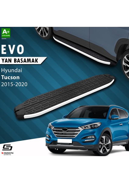 Hyundai Tucson 3 Evo Aluminyum Yan Basamak 173 Cm 2015-2020 A+ Kalite