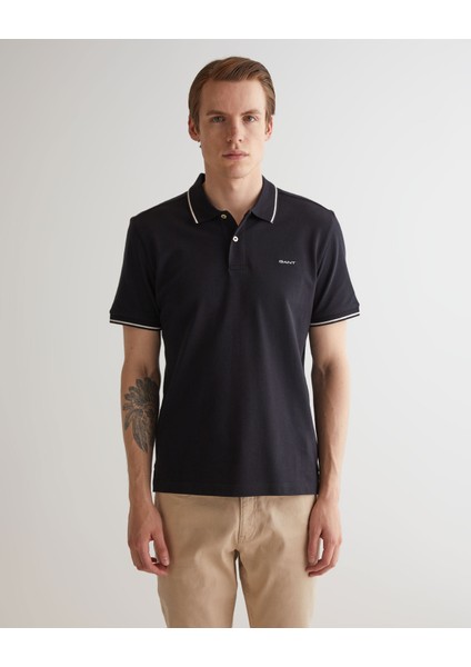 Erkek Siyah Regular Fit Polo 2062034.5