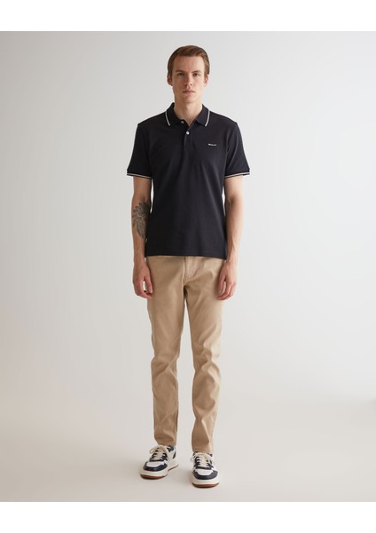 Erkek Siyah Regular Fit Polo 2062034.5