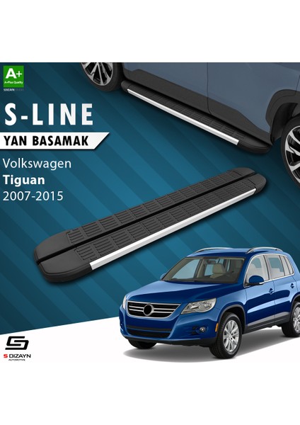 VW Tiguan S-Line Aluminyum Yan Basamak 173 Cm 2007-2015 A+ Kalite