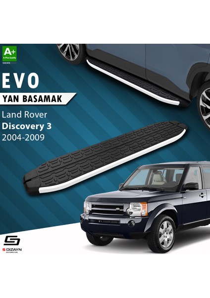 Land Rover Discovery 3 Evo Aluminyum Yan Basamak 193 Cm 2004-2009 A+ Kalite