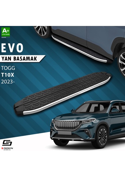 TOGG T10X Evo Krom Yan Basamak 203 Cm 2023 Üzeri A+ Kalite