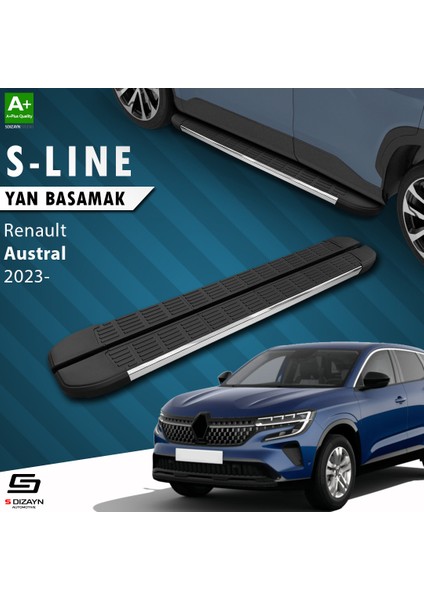 Renault Austral S-Line Krom Yan Basamak 183 Cm 2023 Üzeri A+ Kalite