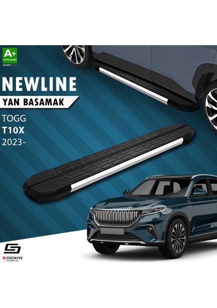TOGG T10X NewLine Krom Yan Basamak 203 Cm 2023 Üzeri A+ Kalite