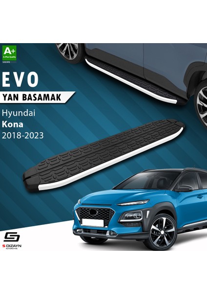 Hyundai Kona Evo Aluminyum Yan Basamak 173 Cm 2018-2023 A+ Kalite