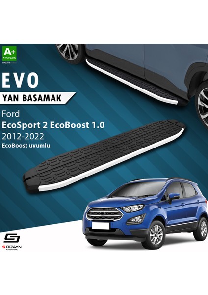 Ford EcoSport 2 EcoBoost 1.0 Evo Aluminyum Yan Basamak 173 Cm 2012-2022 A+ Kalite