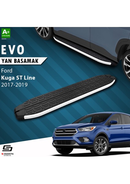 Ford Kuga 2 ST-Line Evo Aluminyum Yan Basamak 183 Cm 2017-2019 A+ Kalite