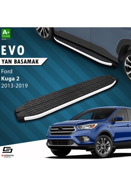 Ford Kuga 2 Evo Aluminyum Yan Basamak 183 Cm 2013-2019 A+ Kalite