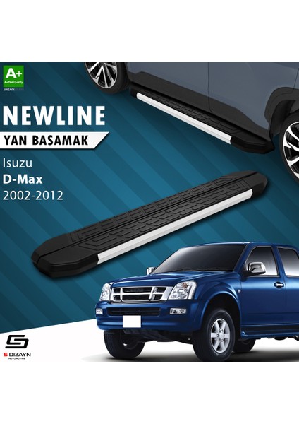 Isuzu D-Max NewLine Aluminyum Yan Basamak 203 Cm 2002-2012 A+ Kalite