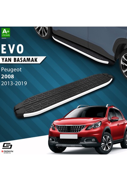 Peugeot 2008 Evo Aluminyum Yan Basamak 173 Cm 2013-2019 A+ Kalite