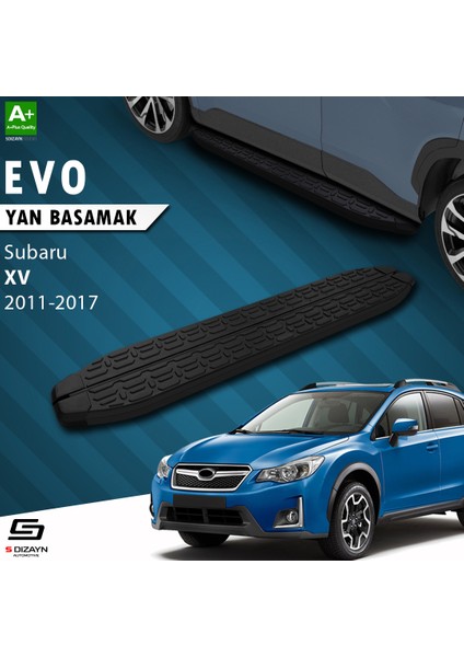 Subaru XV Evo Siyah Yan Basamak 173 Cm 2011-2017 A+ Kalite